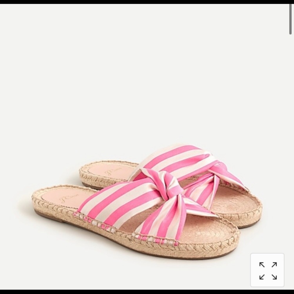 J. Crew NIB Twisted-Knot Espadrille Sandals - Picture 2 of 5